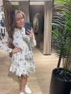VIEVLO DRESS BLUE FLOWER thumbnail