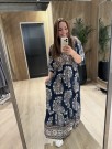 RENEE LIA DRESS NAVY thumbnail