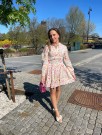 VIEVLO DRESS PINK FLOWER thumbnail