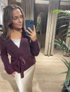 SLFGABELLA CARDIGAN FIG thumbnail