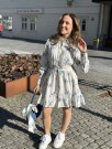 VIEVLO DRESS BLUE FLOWER thumbnail