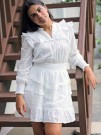 HANNELI DRESS OFFWHITE thumbnail