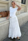 SARAIC SKIRT HVIT thumbnail