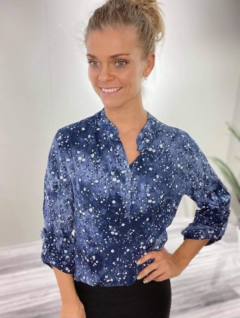 VERONICA BLOUSE BLUE