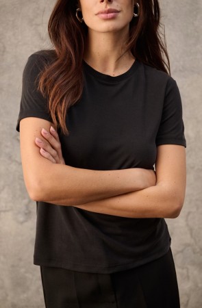 SLCOLUMBINE TSHIRT BLACK