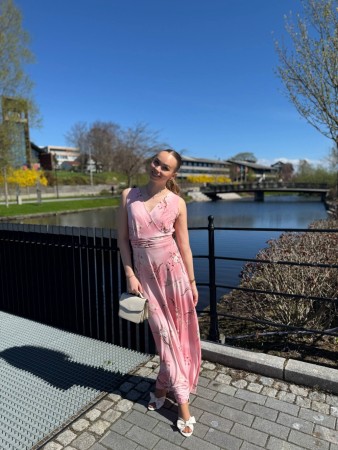 CECELIA BLOOMY DRESS PINK