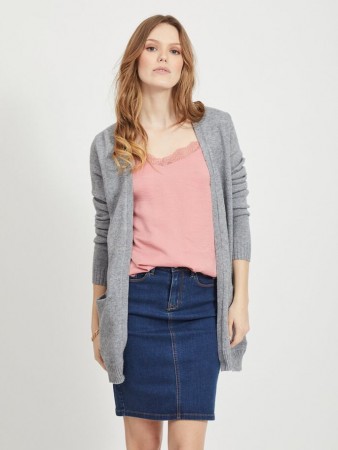 VIRIL CARDIGAN MEDIUM GREY