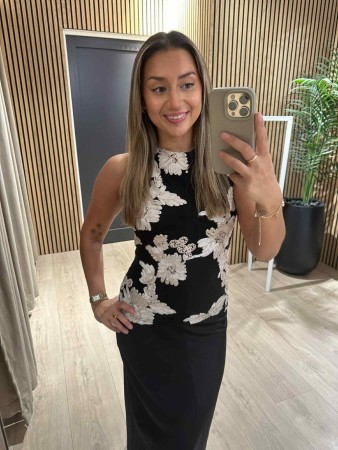 SIS TOPP BLACK /champagne