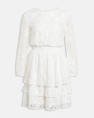 NICOLINE LACE DRESS CREAM