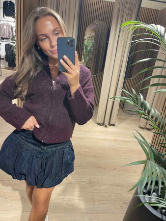 SLFSIA ZIP CARDIGAN 