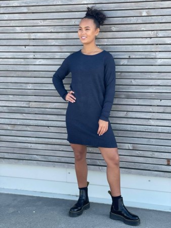 VIRIL KNIT DRESS NAVY