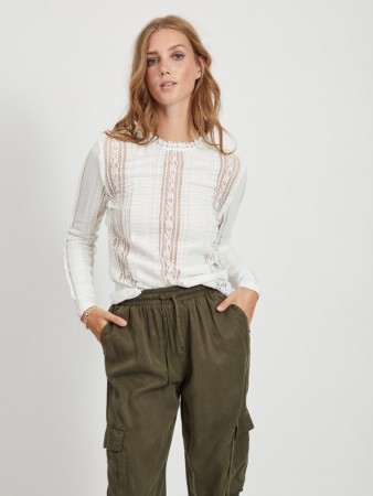 VIOPSA LACE TOPP CLOUD DANCER