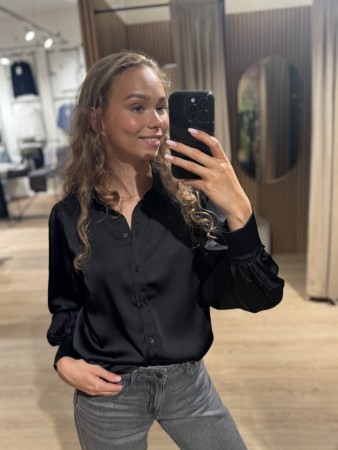 VIENNA BLUSE SORT
