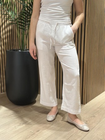 FQLAVA ANKEL PANT HVIT