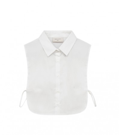 Freequent - - - -  Topp Fqreesa Collar Offwhite