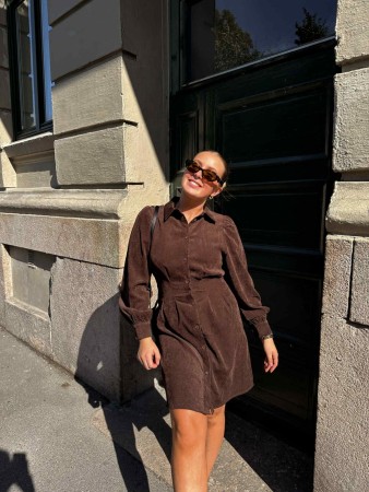VICORDU DRESS COFFEE BEAN