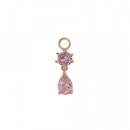 CHARM DROP LIGHT PINK