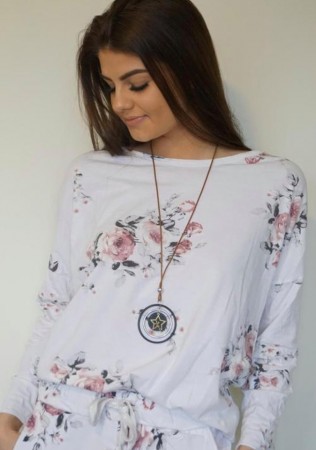 FLOWER TOPP WHITE