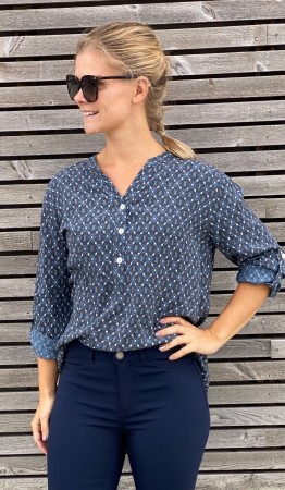 ERICA BLOUSE JEANSBLUE