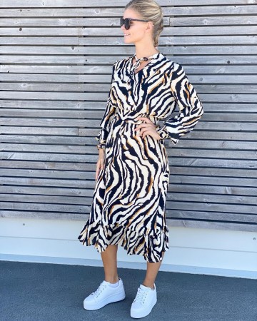 LOLA ZEBRA DRESS
