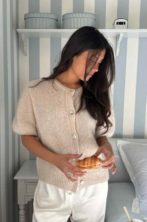 IDAIC SS CARDIGAN BEIGE