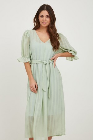 IXIVETTE DRESS DESSERT SAGE