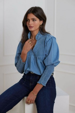 NIKI DENIM BLOUSE
