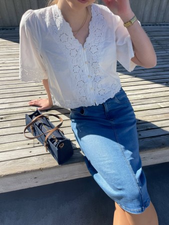 HAZEL DENIM SKIRT