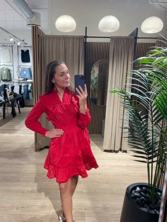 HANNELI DRESS RED