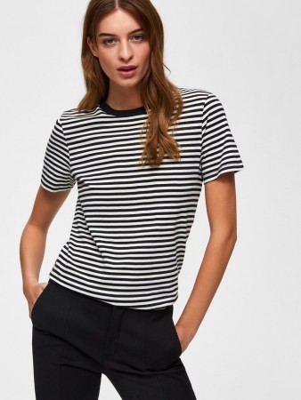 SLFAMY PERFECT TEE STRIPES SORT