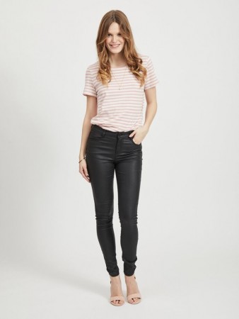 VICOMMIT COATED JEANS SORT