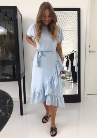 AGNETE DRESS LIGHT BLUE