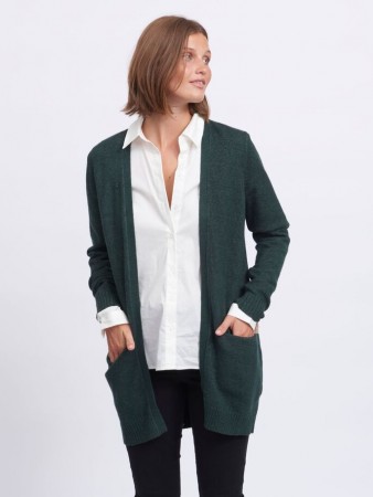 VIRIL CARDIGAN DARKEST SPRUCE