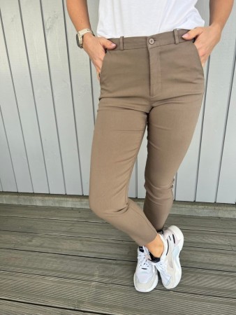 SOLVEJ  ANKLE PANT TAUPE